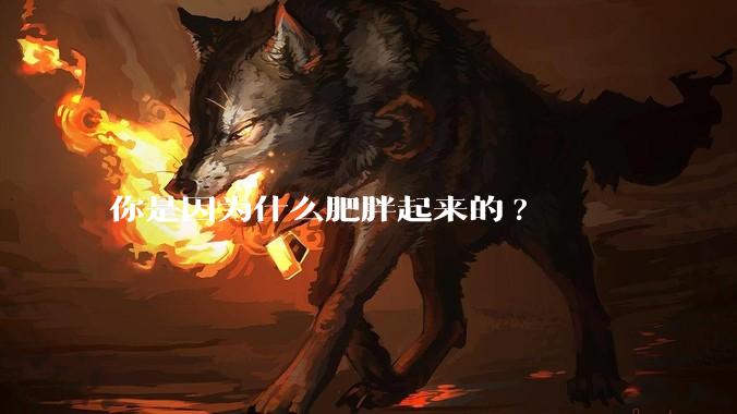 你是因为什么肥胖起来的?