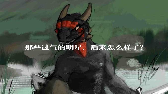 那些过气的明星，后来怎么样了？