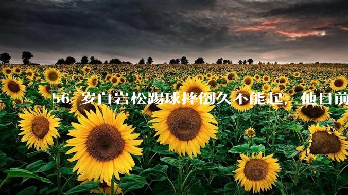 56 岁白岩松踢球摔倒久不能起，他目前情况如何？踢球时需要注意什么？