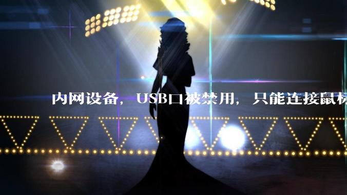 内网设备，USB口被禁用，只能连接鼠标和键盘，有什么办法可以实现数据拷入？